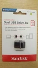 Sandisk Dual-USB Drive 3.0 -64GB.