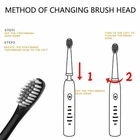 Sonic Electric Toothbrush Rechargeable 5 Modes Brush 4 Heads USB-Sealed