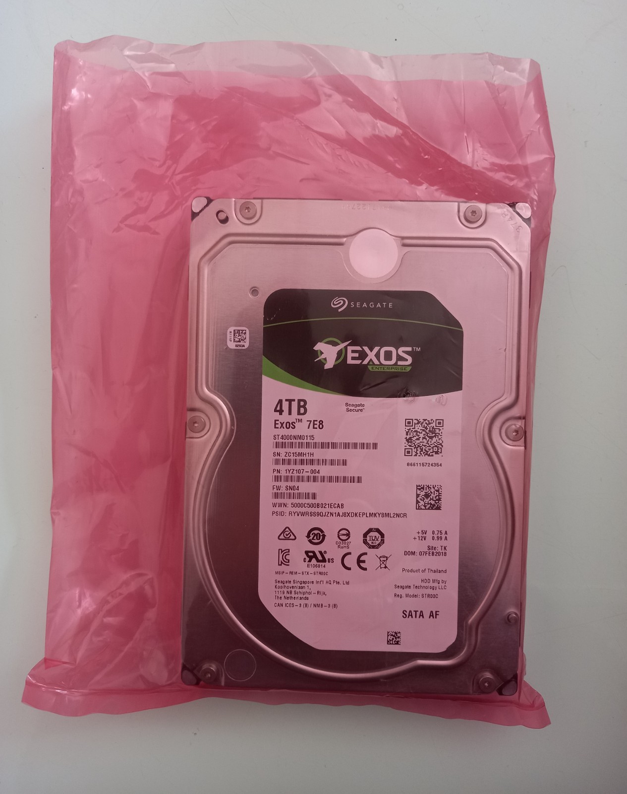 Seagate Exos ST4000NM0115 4TB SATA 3.5'' 7.2K 128MB HDD/Used-Good/100% Health - Image 15