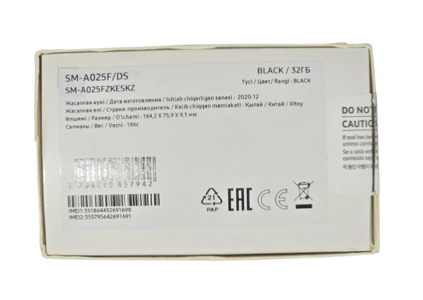 Samsung Galaxy A02s Smartphone 32GB Black/Brand New - Image 2