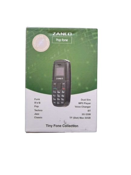 Zanco Pop Fone Mobile Phone -Black-Brand New - Image 5