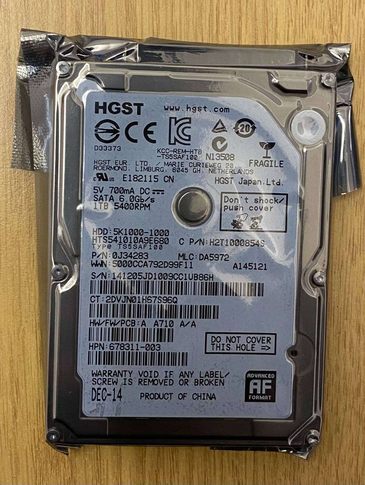 HGST 1TB 5400RPM 32MB 2.5" Internal Hard Drive 1 TB Laptop HDD - Image 19