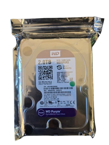 Western Digital Purple WD20PURX 2TB 3.5" SATA/Used-Good/100% Health - Image 15