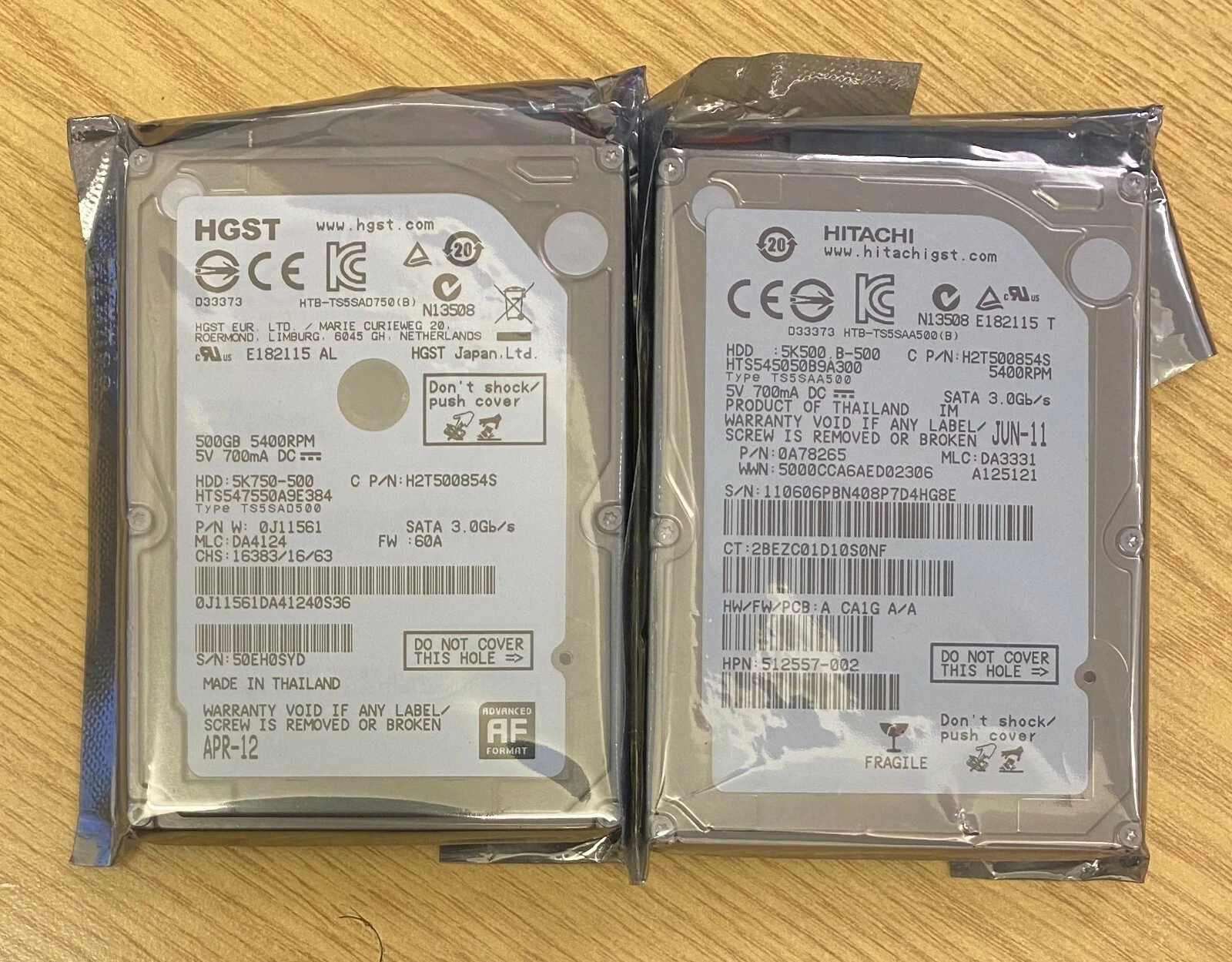 HGST Travelstar Sata 500GB Hitachi 2.5" 3.0 Gbps Hard Drive PS3 5400rpm.New - Image 17