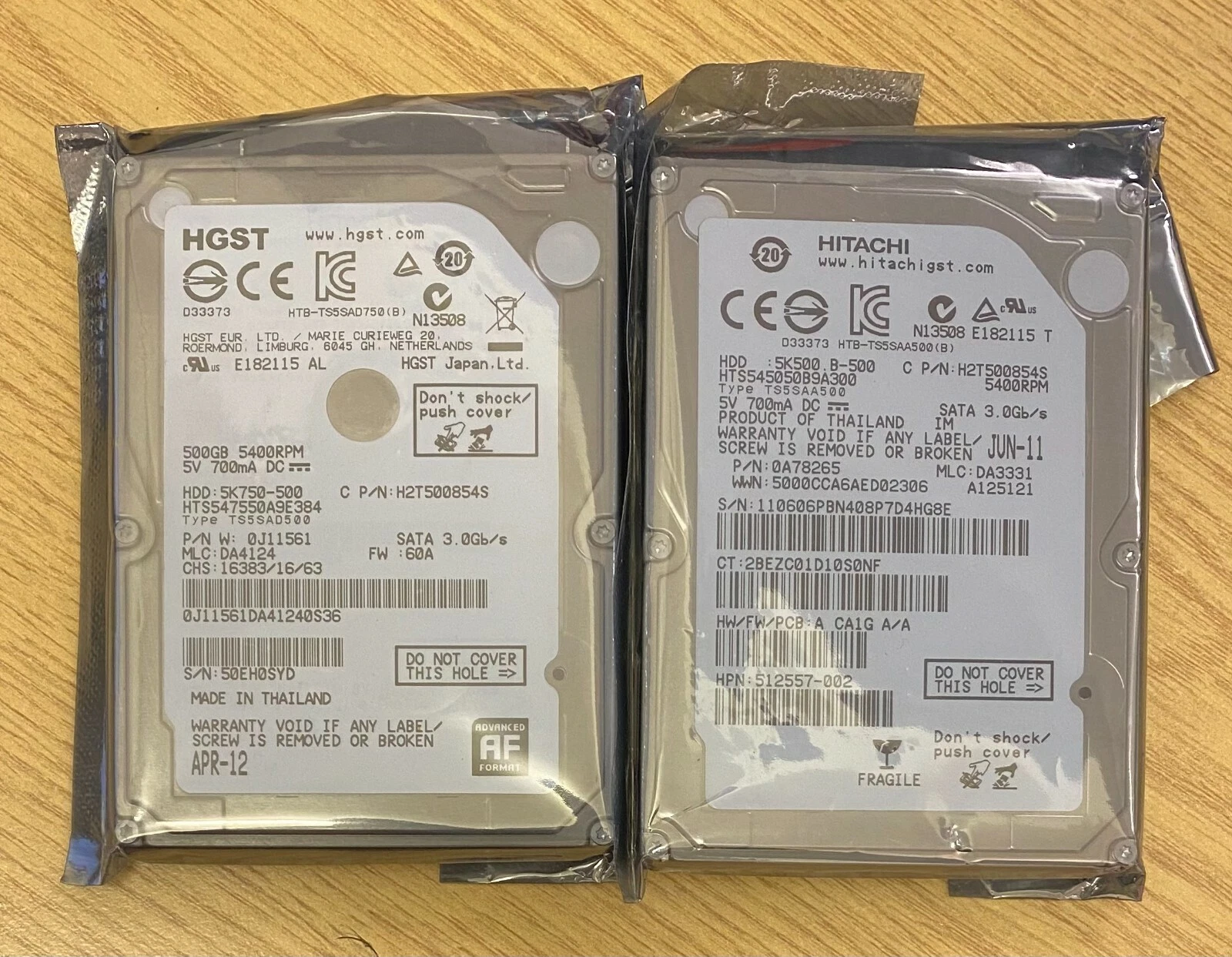 HGST Travelstar Sata 500GB Hitachi 2.5" 3.0 Gbps Hard Drive PS3 5400rpm.New - Image 22