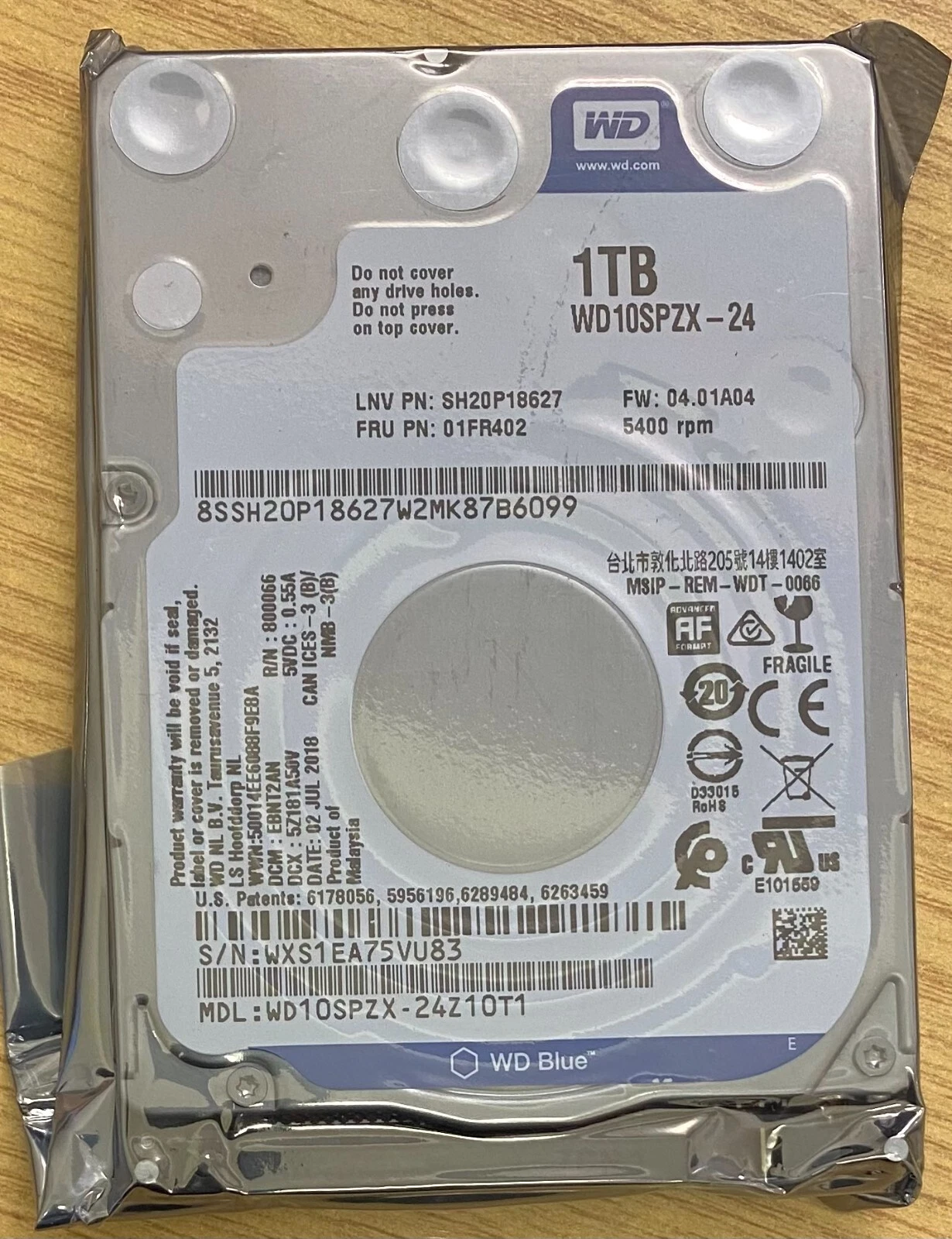 Western Digital WD 1TB 5400RPM internal 2.5" HDD WD10SPZX-24Z10T1 - Image 15
