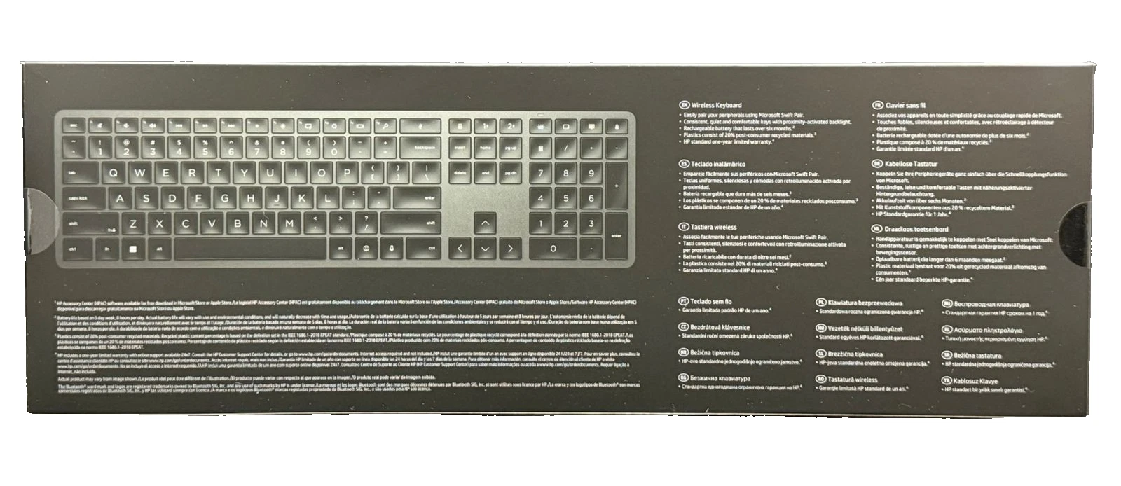 HP Wireless Keyboard 975 Dual-Mode Customisable/Sealed - Image 9