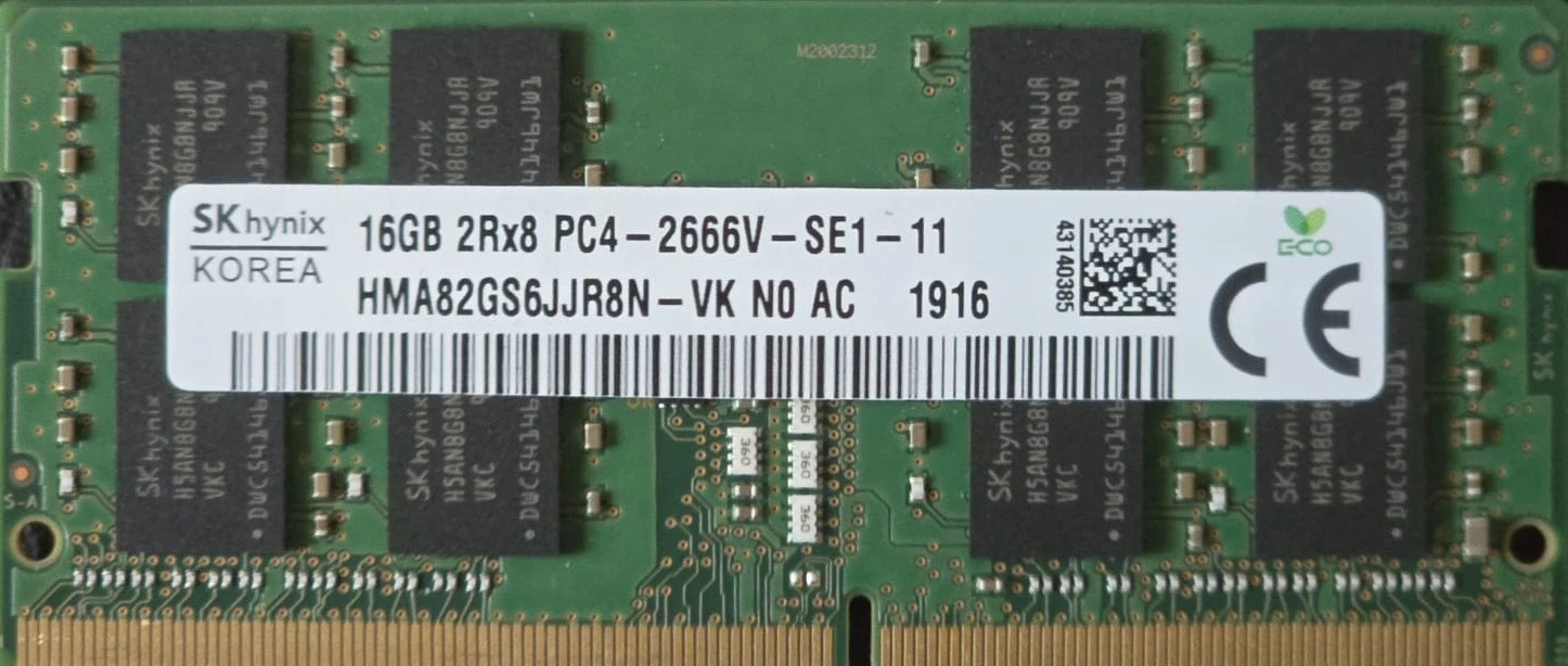 SK Hynix 16GB HMAA4GS6MJR8N PC4-DDR4-2666V 260-pin SODIMM/ Good - Health - Image 10