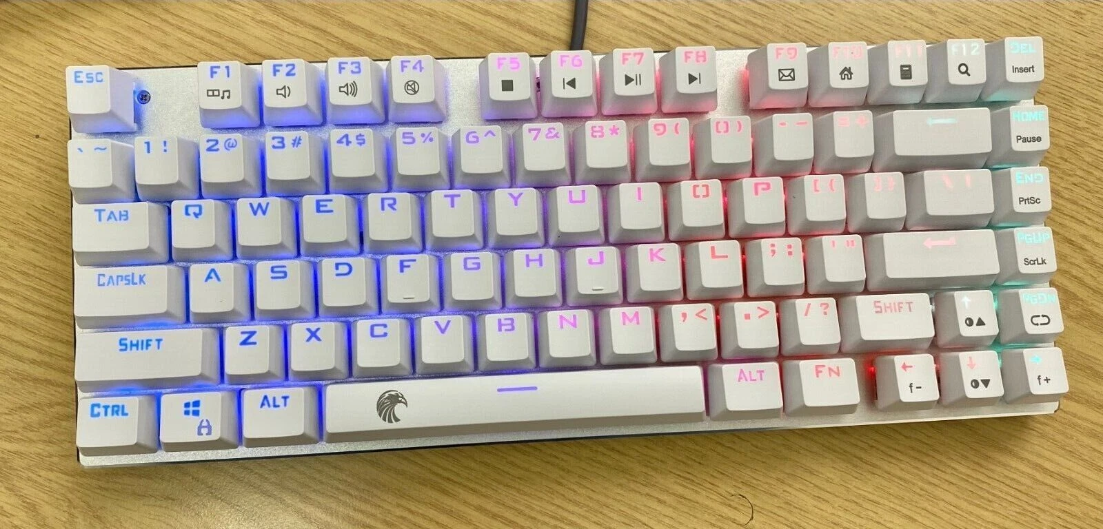 TKL Wireless Gaming Keyboard Mechanical Bluetooth & Type-C Wired Rainbow LED - Image 19
