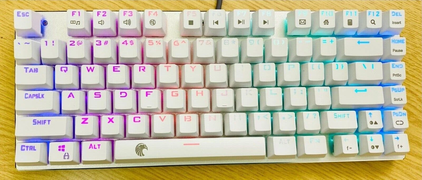 TKL Wireless Gaming Keyboard Mechanical Bluetooth & Type-C Wired Rainbow LED - Image 43