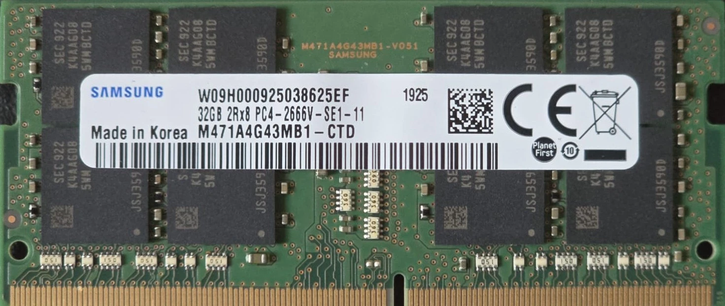SAMSUNG 32GB (M471A4G43MB1-CTD ) Good - 100% Health - Image 5