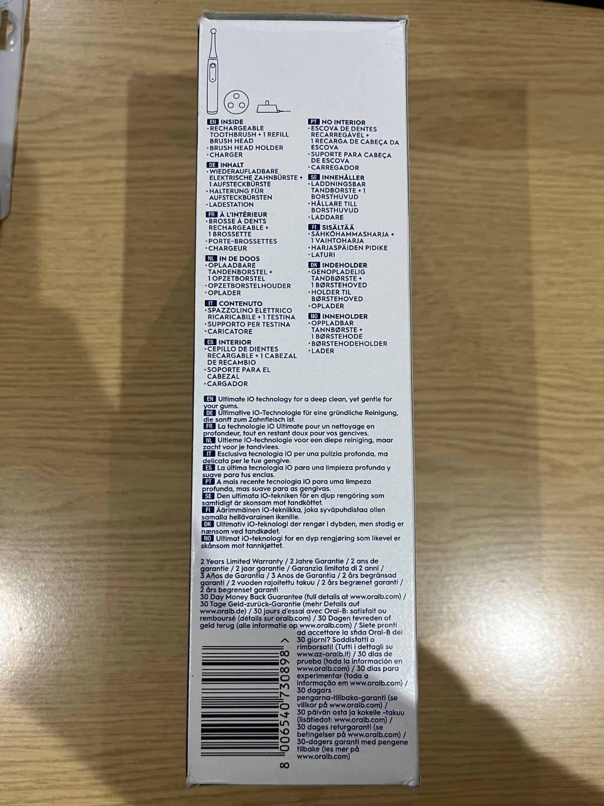 OralB iO Series 3s Electric Toothbrush 3 Smart Modes Matt Black New BNIB - Image 10