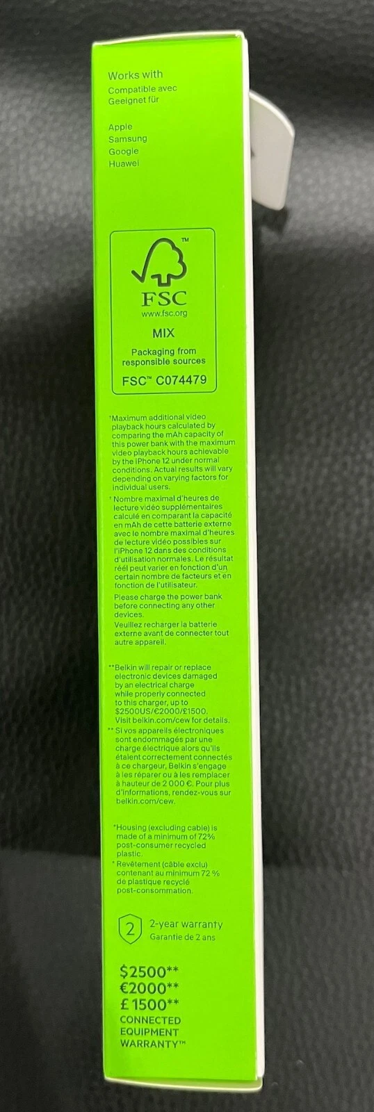 Belkin BoostCharge 10,000 mAh Portable Charger BRAND NEW SEALED/BOXED - Image 12