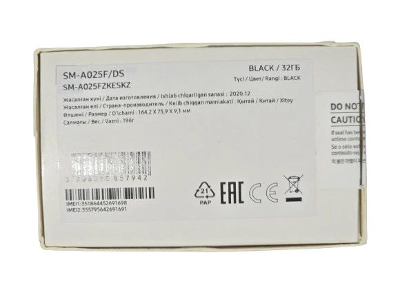Samsung Galaxy A02s Smartphone 32GB Black/Brand New - Image 3