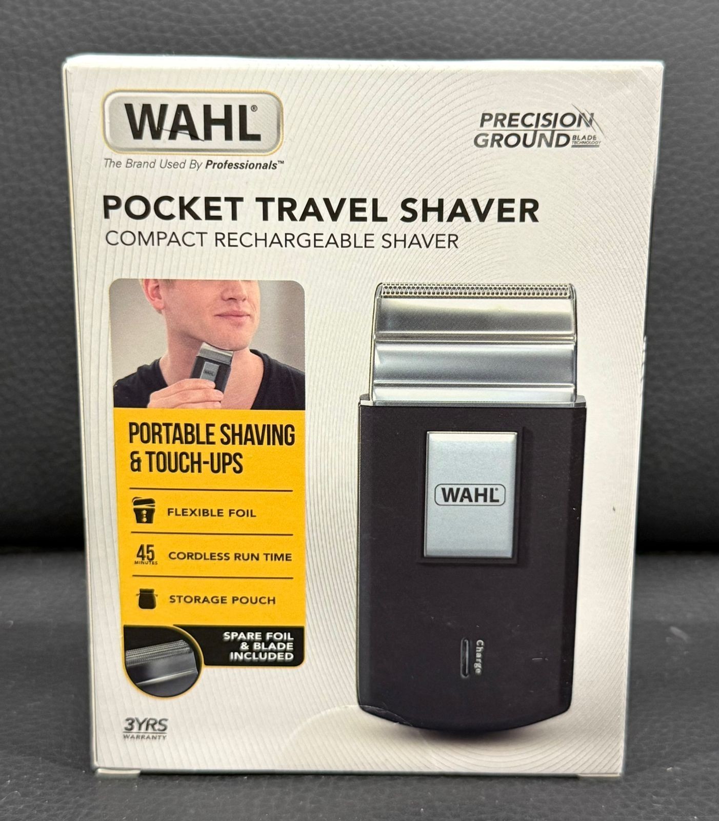 Wahl Pocket Travel Shaver 3615-0403 Cordless, Compact with Flexible Foil/ Sealed - Image 5