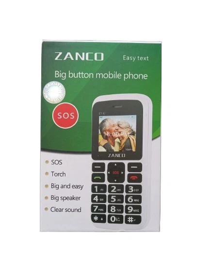 Zanco Big Button Easy Text OAP SOS SIM/Unlocked FREE/Brand New - Image 7