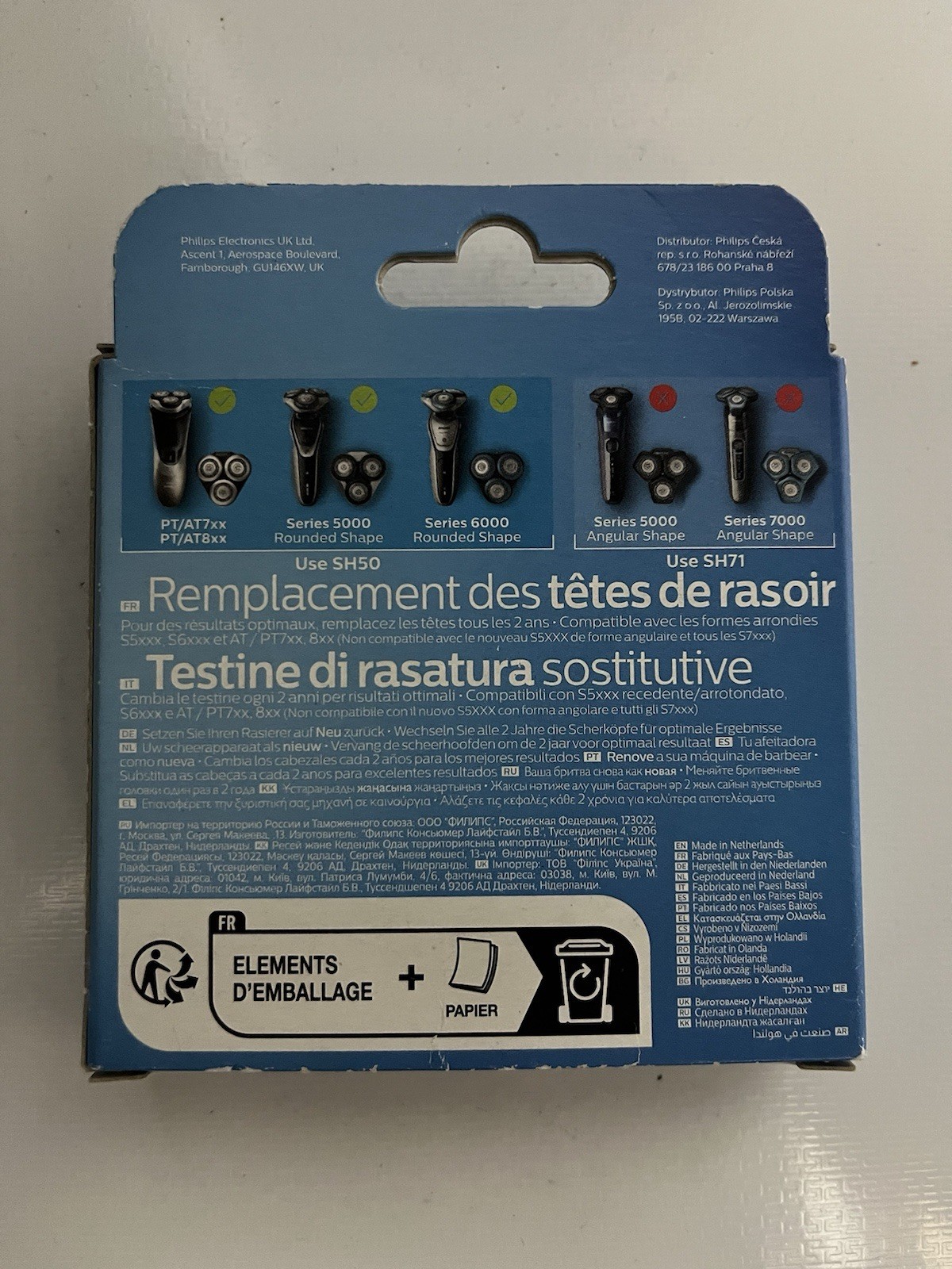 Philips SH50/50 Shaving Heads Shaver Replacement, 3 Heads per Pack -Brand New - Image 6