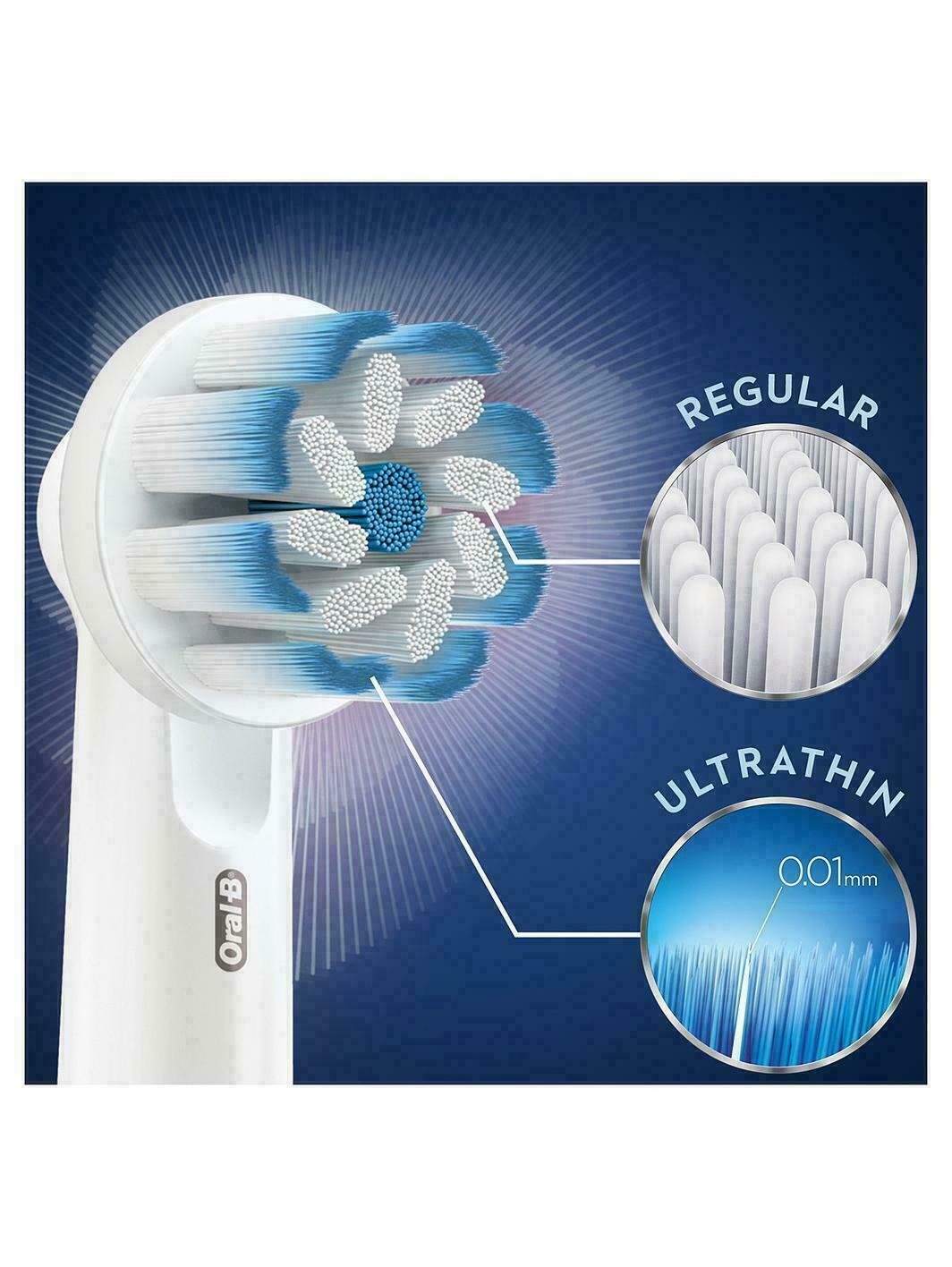 Oral-B Clean Care Sensitive Replacement Toothbrush Head Pack of 5 Counts/New - Image 3