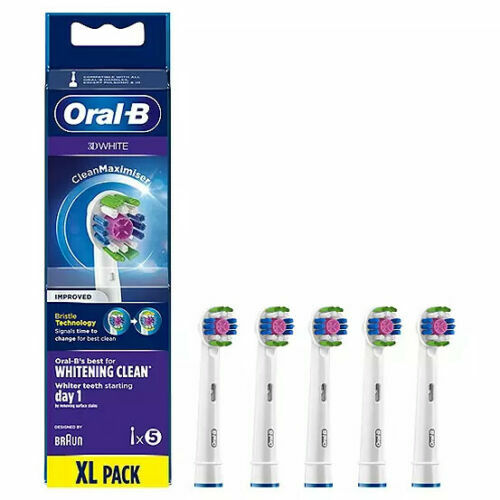 Oral-B White Power Toothbrush Refill Heads - Clean Maximiser Technology - 5 Pack - Image 16
