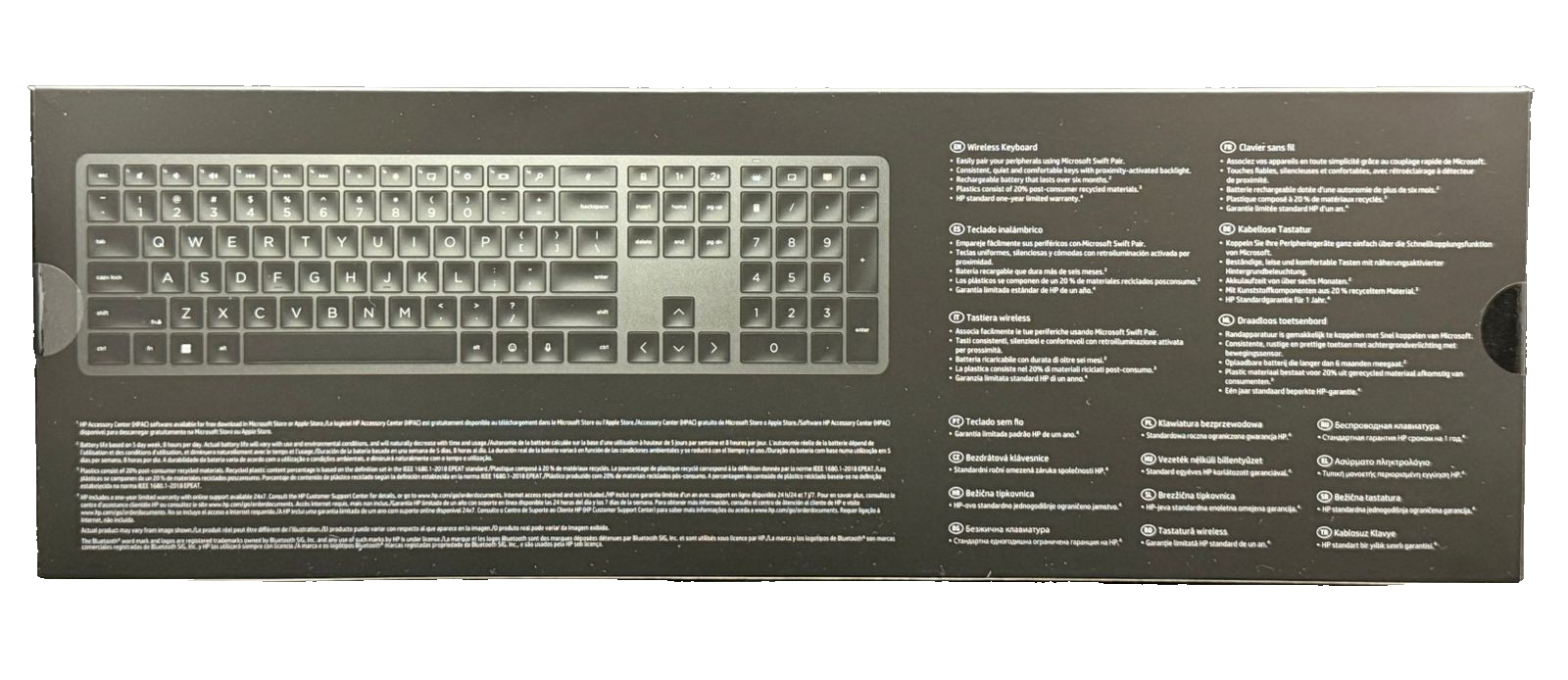 HP Wireless Keyboard 975 Dual-Mode Customisable/Sealed - Image 8