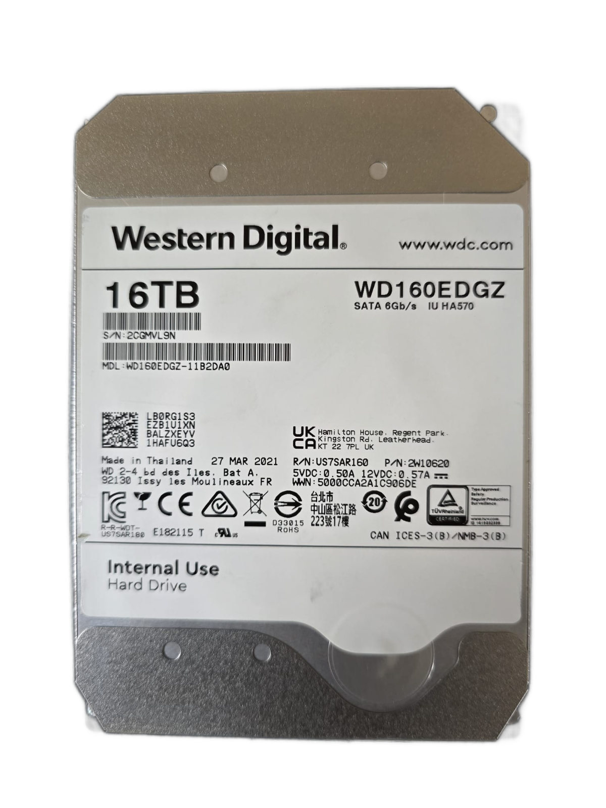 Western Digital WD160EDGZ 16 TB SATA Hard Drive 7200rpm -Used-Good/100% Health - Image 10