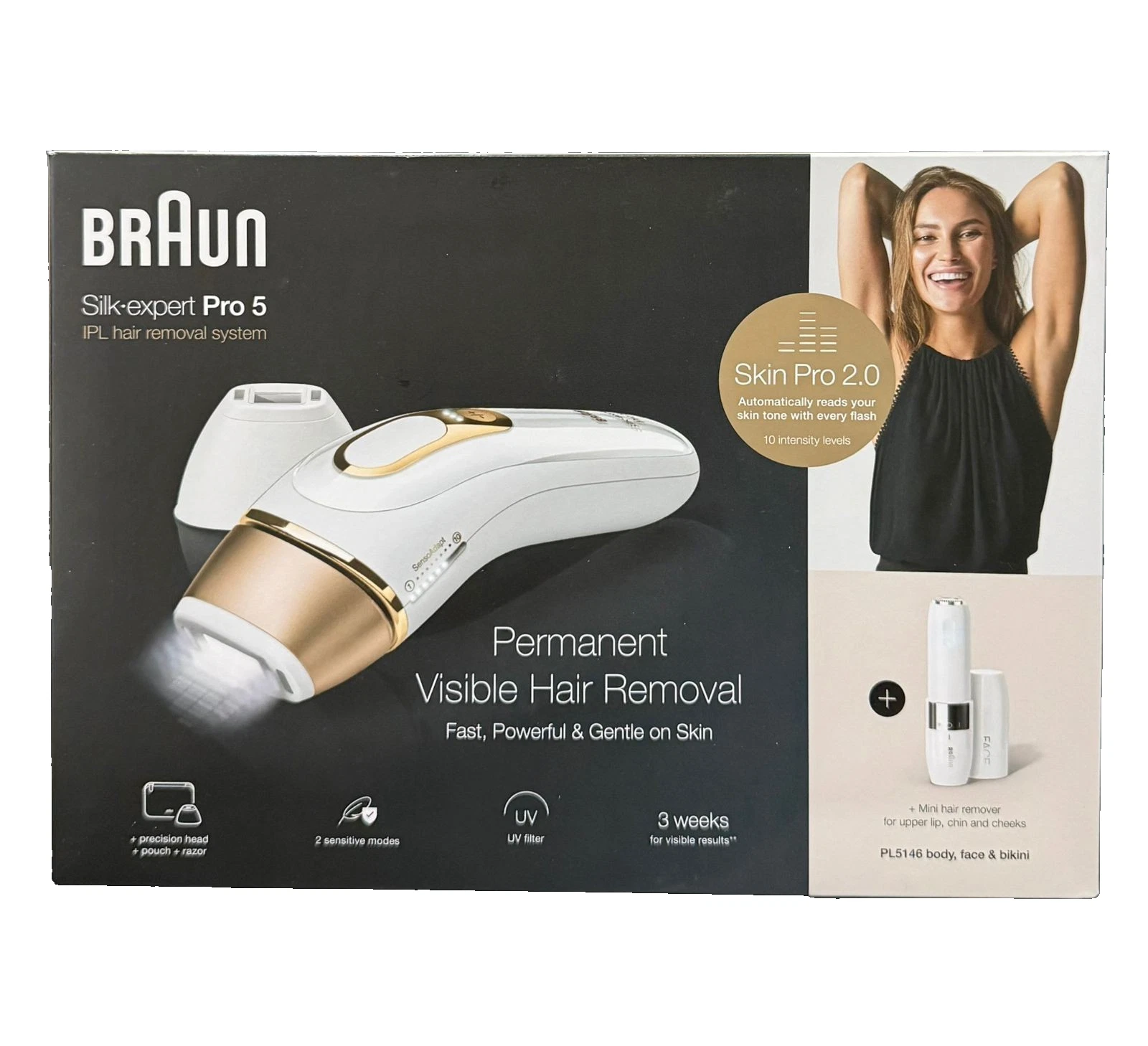 Braun IPL Silk-Expert Pro 5 At-Home Hair Removal Device PL5146-Sealed Box NEW - Image 9