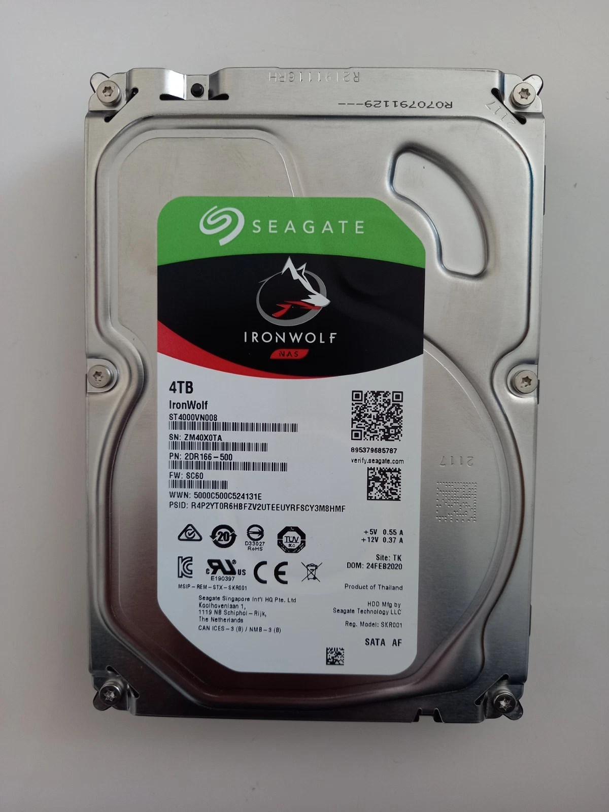 Seagate IronWolf 4TB NAS 3.5" SATA HDD ST4000VN008/Used-Good/100% health - Image 16