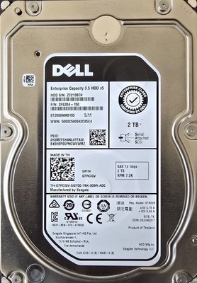 Dell M0155 STR00B 2TB SAS/ Slightly Used- Good/ 100% Health - Image 7