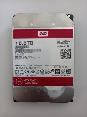 WD Red 10TB 3.5" SATA 5400RPM Hard Disk HDD WD100EFAX/Used-Good/ 100% health - Image 13