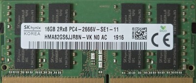 SK Hynix 16GB HMAA4GS6MJR8N PC4-DDR4-2666V 260-pin SODIMM/ Good - Health - Image 11