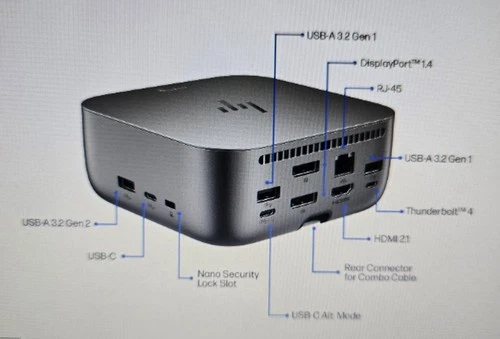 HP Thunderbolt 4 Ultra 180W G6 Dock/New-Sealed - Image 23
