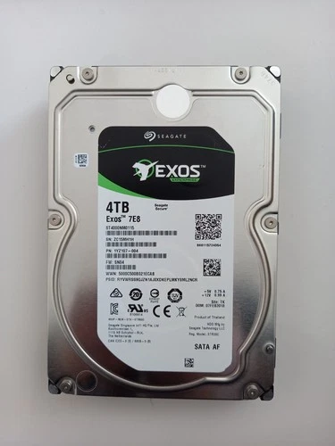 Seagate Exos ST4000NM0115 4TB SATA 3.5'' 7.2K 128MB HDD/Used-Good/100% Health - Image 7