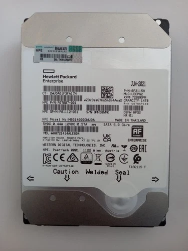 HP 14TB 3.5in SATA-III 6Gbps 7.2K HDD WUH721414ALE604/Used-Good/100% Health - Image 14