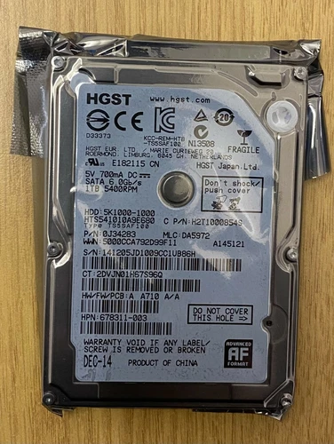 HGST 1TB 5400RPM 32MB 2.5" Internal Hard Drive 1 TB Laptop HDD - Image 21