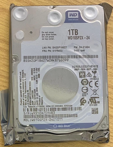 Western Digital WD 1TB 5400RPM internal 2.5" HDD WD10SPZX-24Z10T1 - Image 16