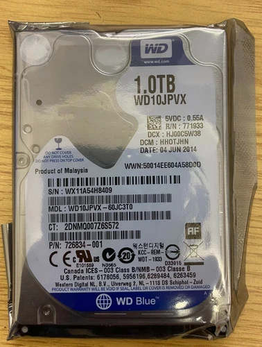 Western Digital Blue 1TB SATA 2.5" Laptop Hard drive HDD 5400 RPM. - Image 21