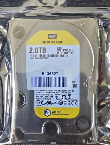 WD2004FBYZ 2TB 7.2K SATA 6Gbps 128MB 3.5" Hard Drive/Good-100% Health - Image 8