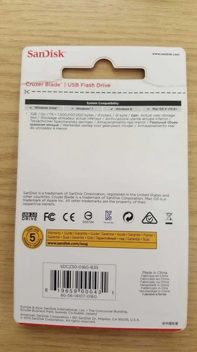SanDisk 16GB Cruzer Blade USB 2.0/Brand New-Sealed - Image 12