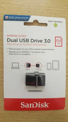 Sandisk Dual-USB Drive 3.0 -64GB. - Image 6