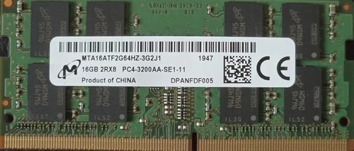 Micron 16GB SO-DIMM MTA16ATF2G64HZ-3G2J1/ Good - 100% Health - Image 8