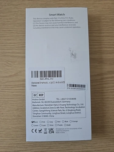 Blackview Military Smart Watch for Man W50 Waterproof Fitness-Brand NEW Sealed - Image 10