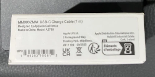 Apple 1M USB C to USB C Cable A2795 - MM093ZM/A/ Brand New-Sealed - Image 23