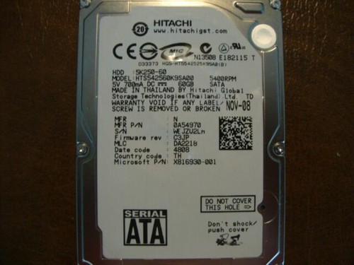 Hitachi 750GB 5K750-750 HTS547575A9E384 0J15343 Laptop 2.5" SATA HDD - Image 19