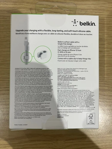 Belkin BOOST CHARGE Flex USB-C to Lightning Connector Cable 1M - 3.3 ft - - Image 17