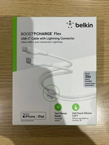 Belkin BOOST CHARGE Flex USB-C to Lightning Connector Cable 1M - 3.3 ft - - Image 24