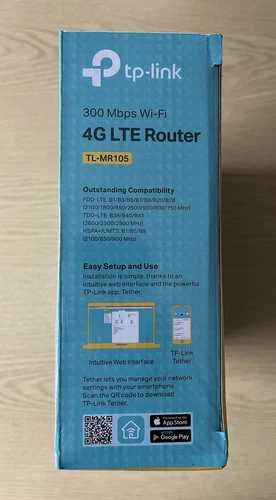 TP-Link TL-MR105 Wireless N 4G Router Nano Sim Unlocked 300Mbps Cat4 LTE Network - Image 17