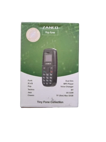 Zanco Pop Fone Mobile Phone -Black-Brand New - Image 9