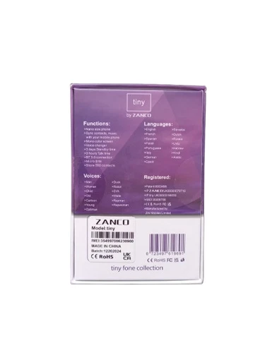 Zanco T1 Mobile Phone Very Small Phone Ever Unlocked Voice Changer (Black) New - Image 4