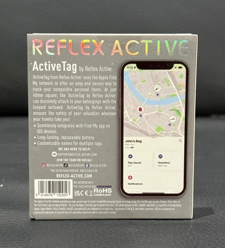 Reflex ActiveTag Smart Tracker Works With IOS - Brand New Sealed - Image 6