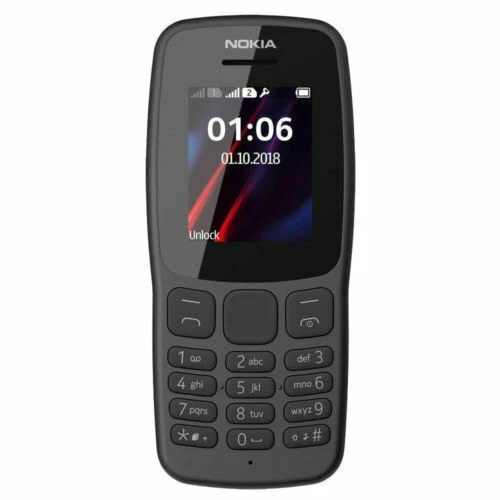 Nokia 106 Dual Sim Dark Grey 2G Unlocked Sim Free Basic Big Button Mobile Phone. - Image 5